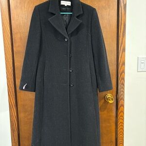 Jones New York Black Long Coat
